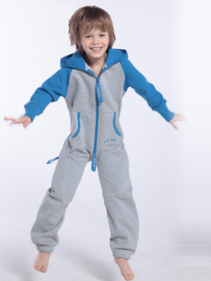 Детский комбинезон Smith серый+-синий K1701