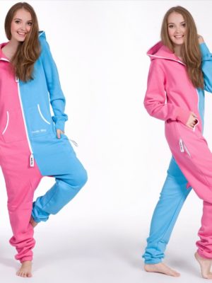 Комбинезон Joker голубой+розовый W1503 (2)