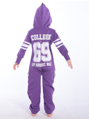 Комбинезон детский фиолетовый College KC04 1