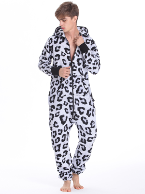 Мужской комбинезон серый леопард M500 3