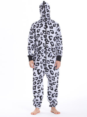 Мужской комбинезон серый леопард M500 4