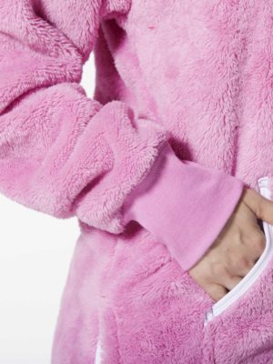 Плюшевый комбинезон розовый W127 (1)