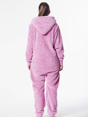 Плюшевый комбинезон розовый W127 (4)