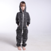 Полосатый комбинезон белый+черный K1605 2