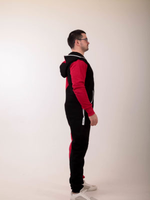 Jumpsuit Joker red + black
