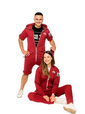 Llama long wine Jumpsuit