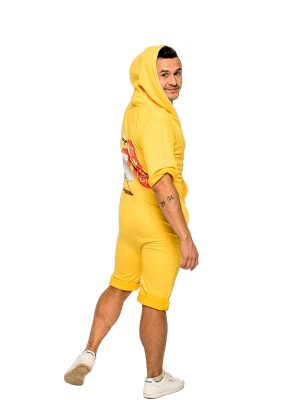 Llama short yellow Jumpsuit